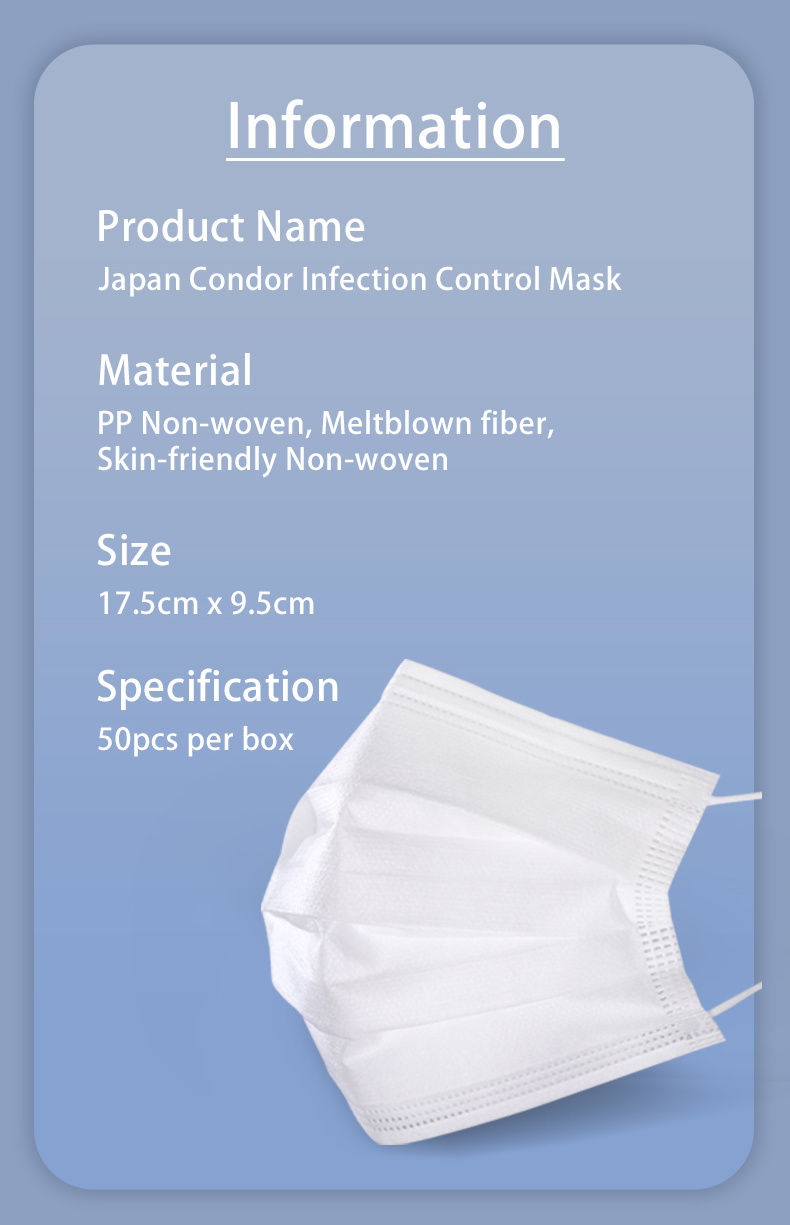 Condor Infection Control Mask 3 PLY 50 pcs-13